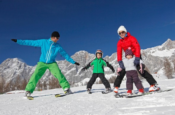 Familien Skitag in der Ramsau © Schladming-Dachstein_raffalt