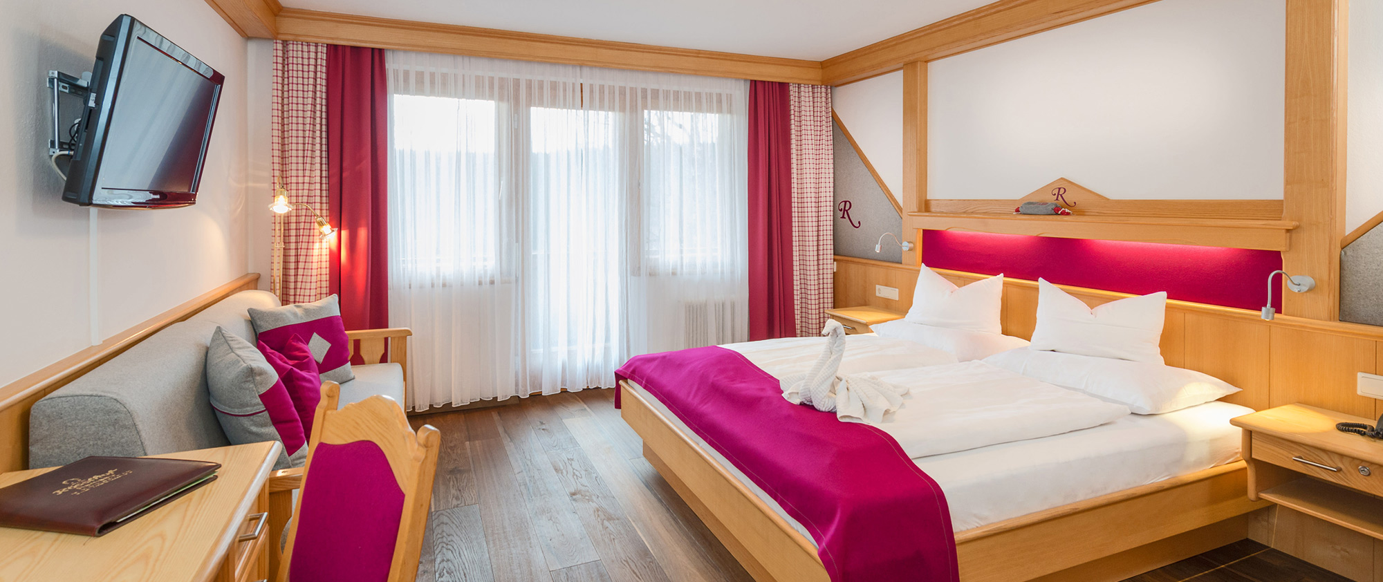 Zimmer im Hotel Rösslhof in der Ramsau