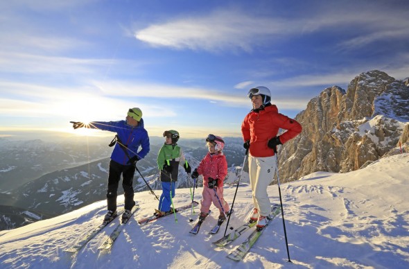 Skiurlaub mit der Familie © Herbert Raffalt